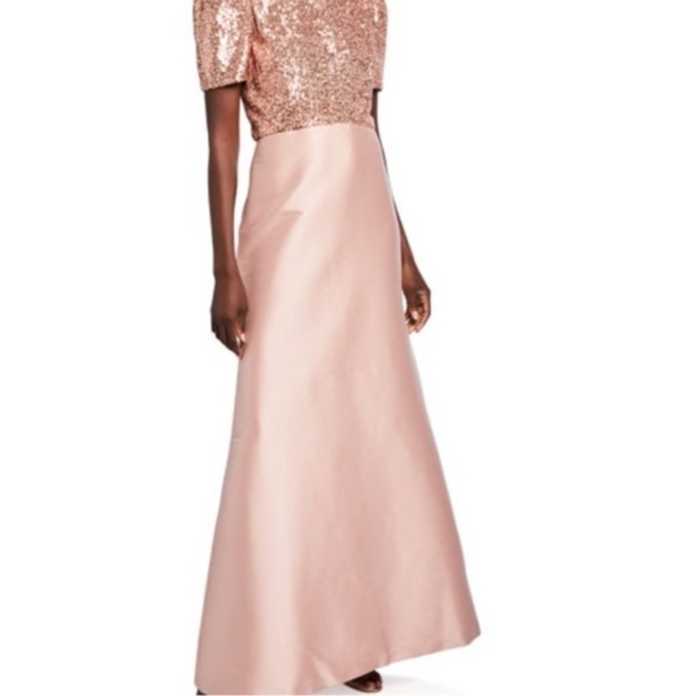 Sachin + Babi Margot Gown in blush. Size 2